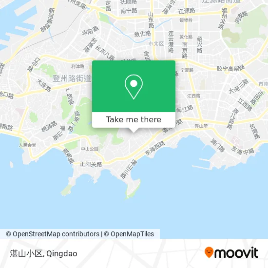 湛山小区 map