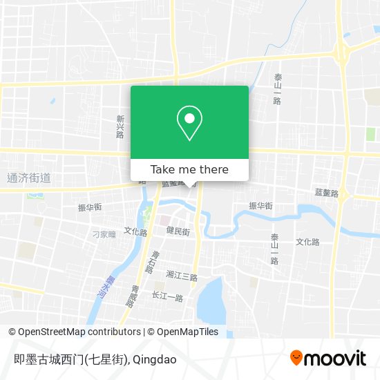 即墨古城西门(七星街) map