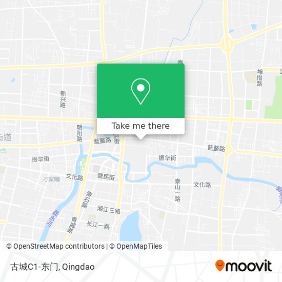 古城C1-东门 map