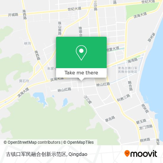 古镇口军民融合创新示范区 map