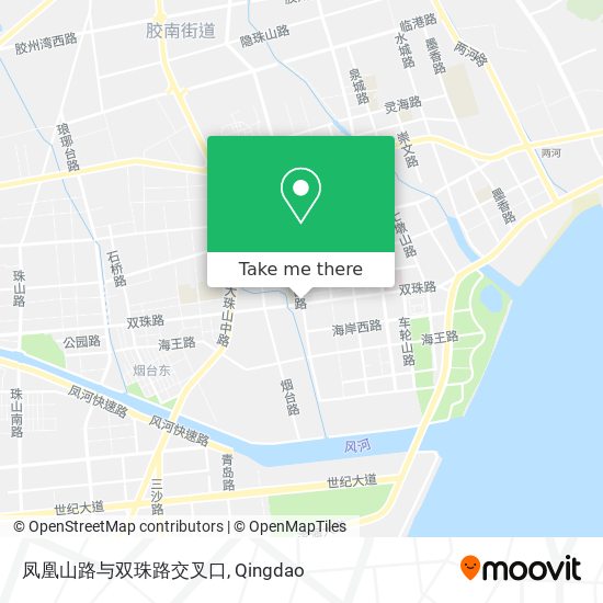 凤凰山路与双珠路交叉口 map