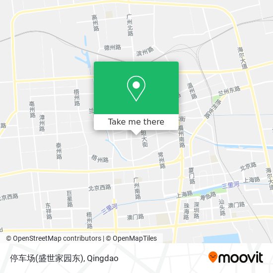 停车场(盛世家园东) map