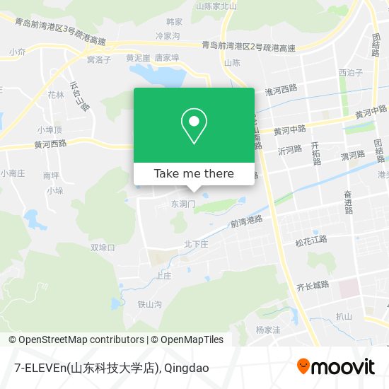 7-ELEVEn(山东科技大学店) map