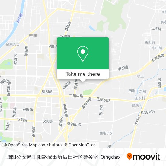 城阳公安局正阳路派出所后田社区警务室 map