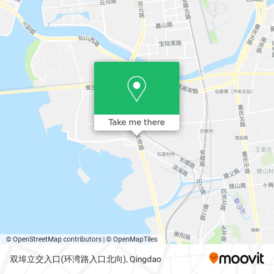 双埠立交入口(环湾路入口北向) map