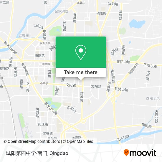 城阳第四中学-南门 map