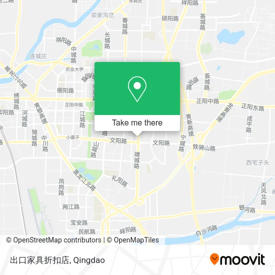 出口家具折扣店 map