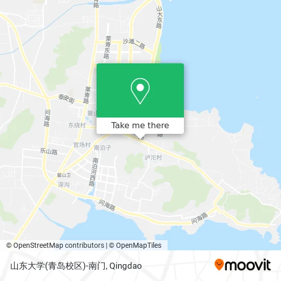 山东大学(青岛校区)-南门 map