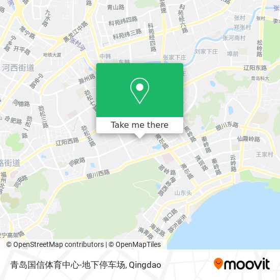 青岛国信体育中心-地下停车场 map
