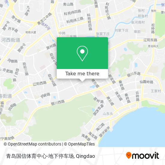 青岛国信体育中心-地下停车场 map