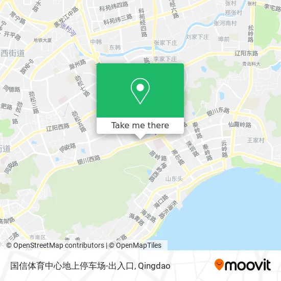 国信体育中心地上停车场-出入口 map