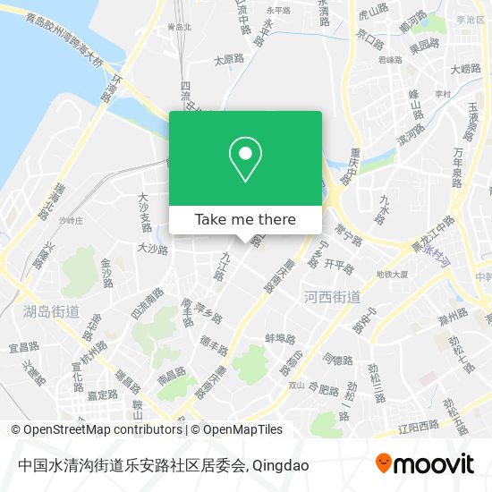 中国水清沟街道乐安路社区居委会 map