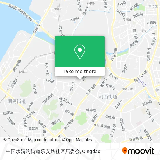 中国水清沟街道乐安路社区居委会 map
