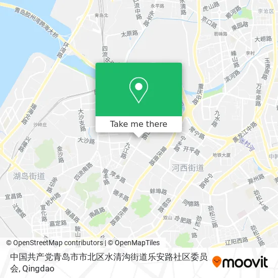 中国共产党青岛市市北区水清沟街道乐安路社区委员会 map