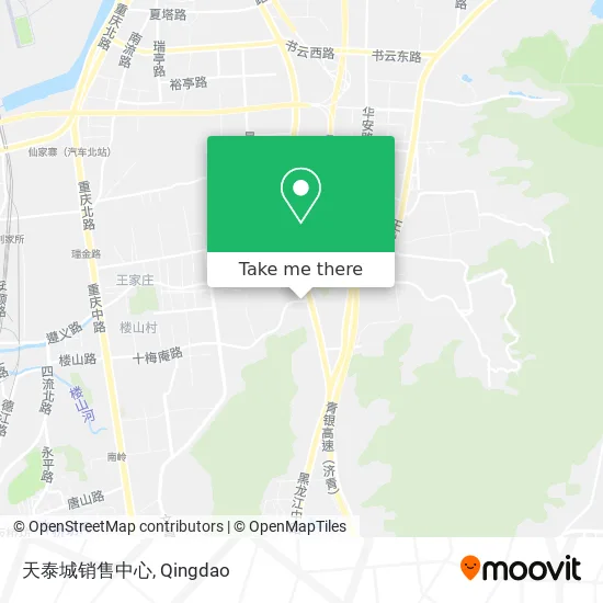 天泰城销售中心 map