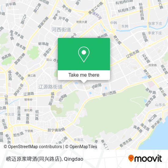 崂迈原浆啤酒(同兴路店) map
