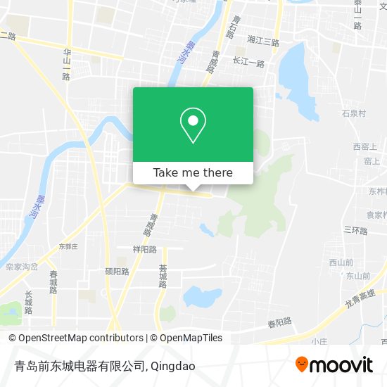 青岛前东城电器有限公司 map