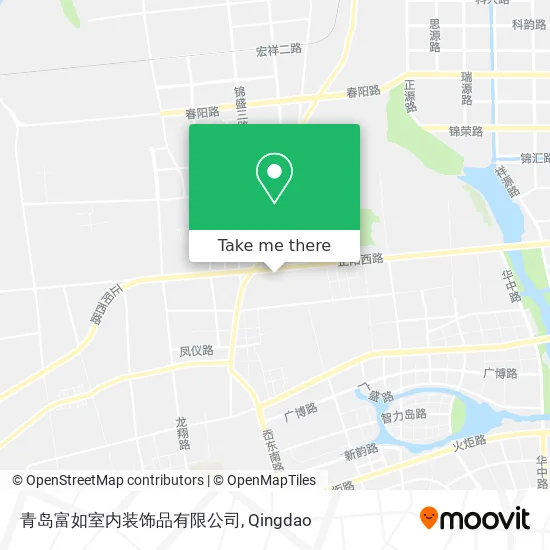 青岛富如室内装饰品有限公司 map