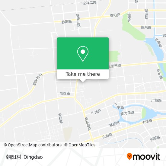 朝阳村 map