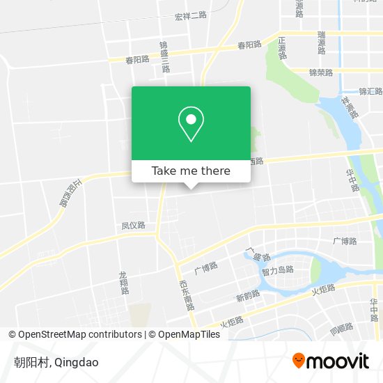 朝阳村 map