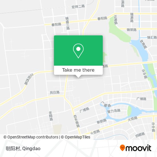 朝阳村 map