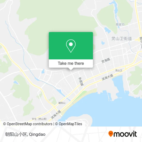朝阳山小区 map