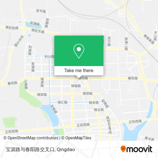 宝源路与春阳路交叉口 map