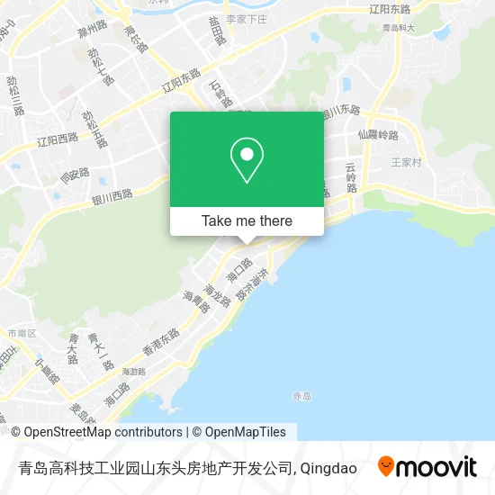 青岛高科技工业园山东头房地产开发公司 map