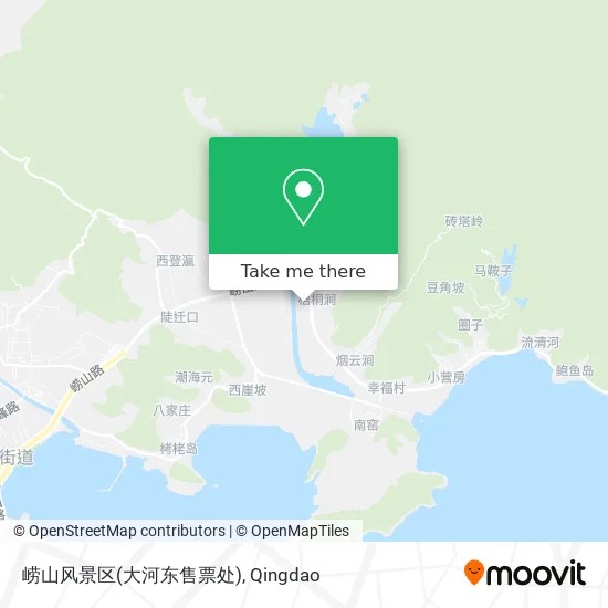 崂山风景区(大河东售票处) map