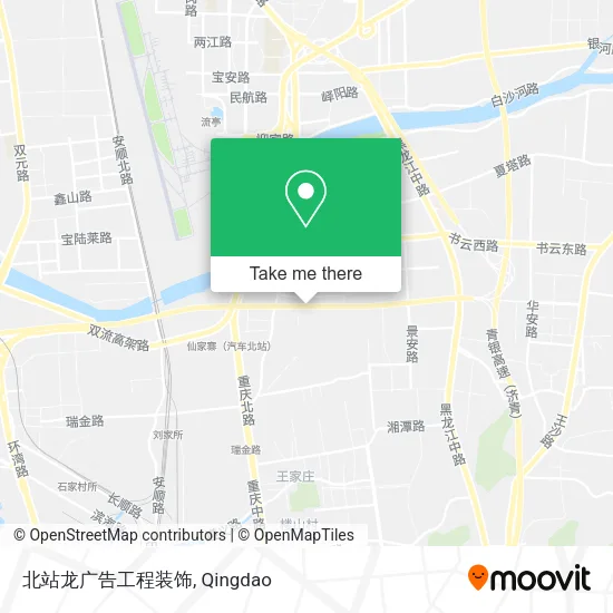 北站龙广告工程装饰 map