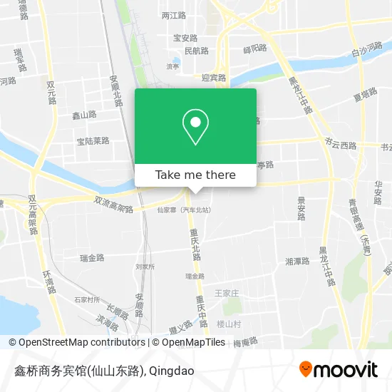 鑫桥商务宾馆(仙山东路) map