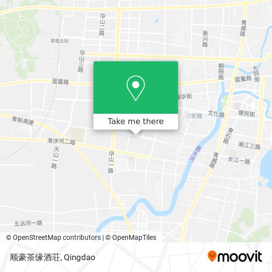 顺豪茶缘酒荘 map
