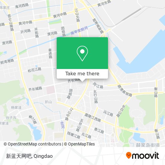 新蓝天网吧 map