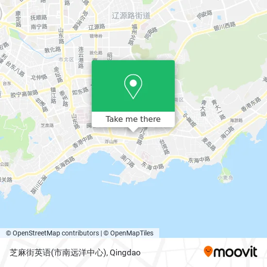 芝麻街英语(市南远洋中心) map