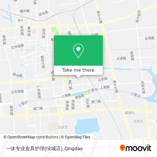 一休专业皮具护理(绿城店) map