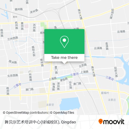 舞贝尔艺术培训中心(绿城校区) map