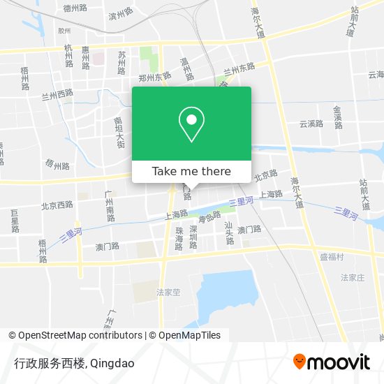 行政服务西楼 map