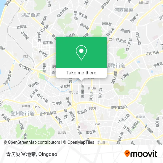 青房财富地带 map