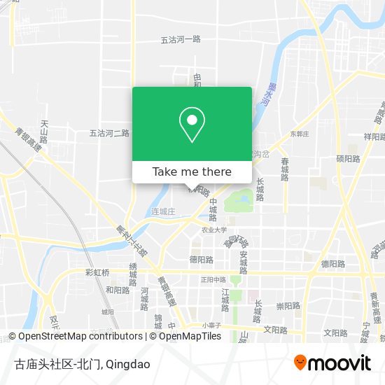 古庙头社区-北门 map