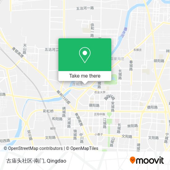 古庙头社区-南门 map