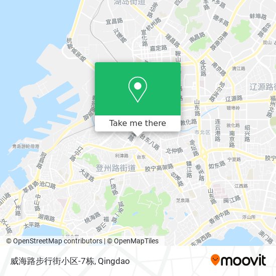 威海路步行街小区-7栋 map