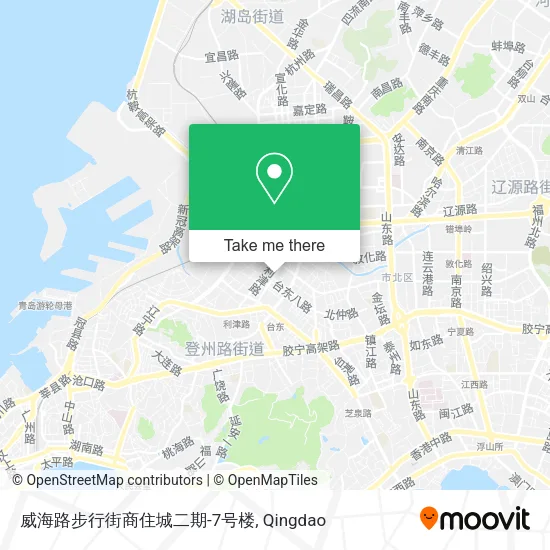威海路步行街商住城二期-7号楼 map