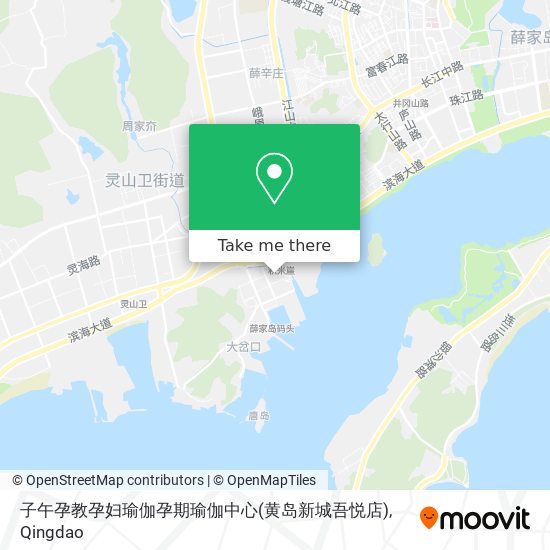 子午孕教孕妇瑜伽孕期瑜伽中心(黄岛新城吾悦店) map