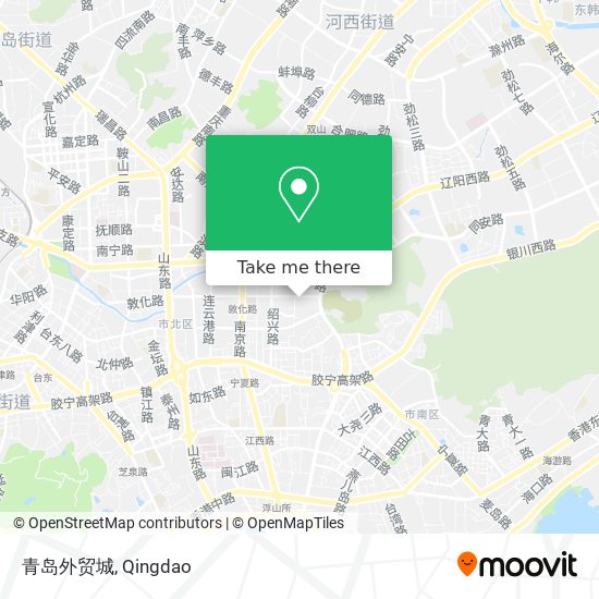 青岛外贸城 map