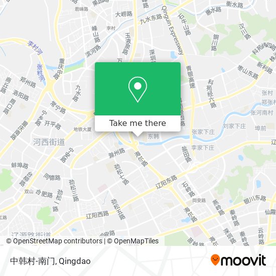 中韩村-南门 map