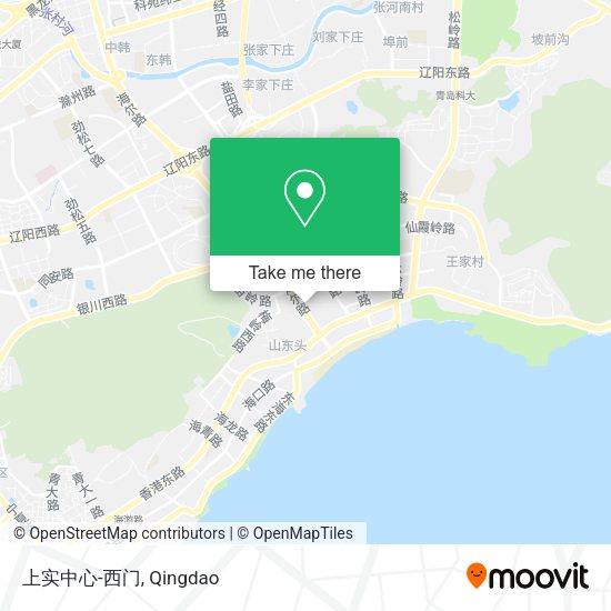 上实中心-西门 map