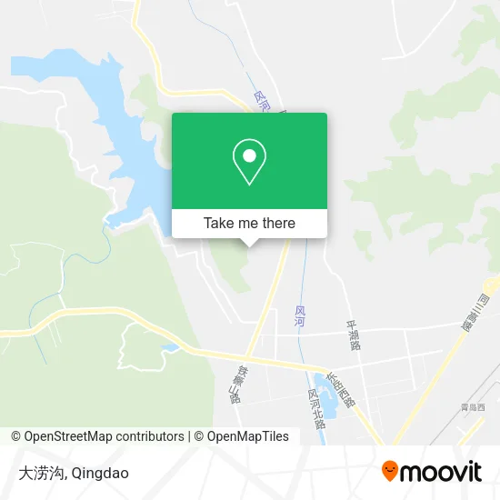 大涝沟 map