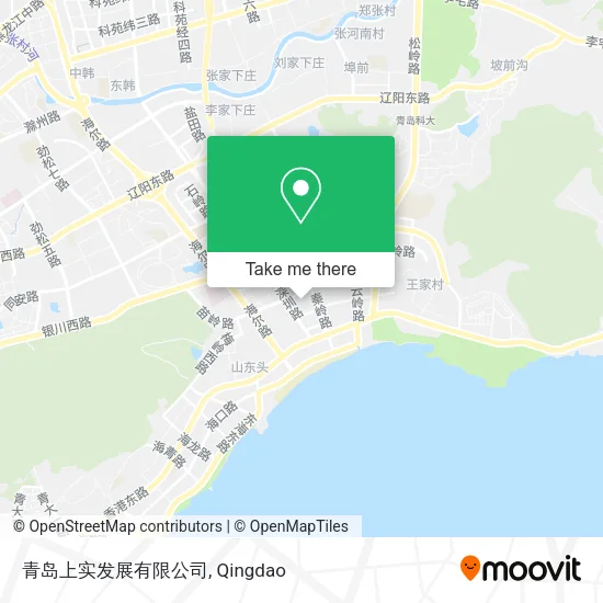 青岛上实发展有限公司 map