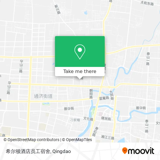 希尔顿酒店员工宿舍 map