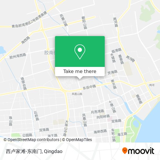 西卢家滩-东南门 map
